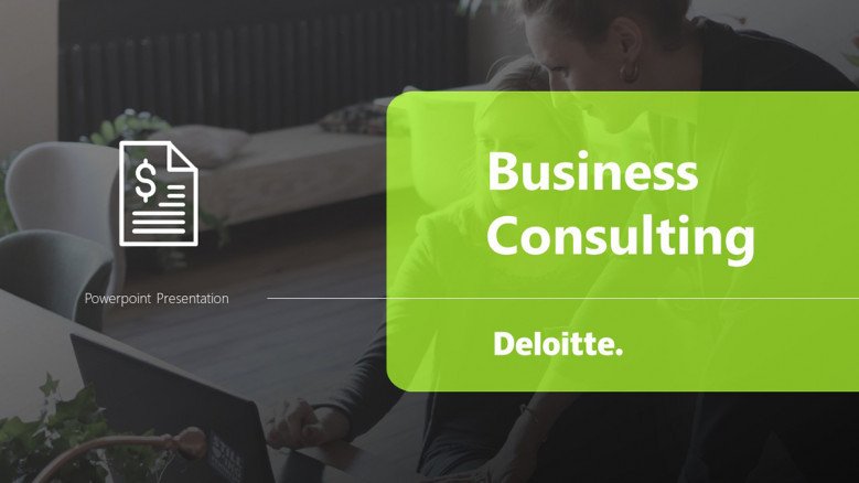 Business Consulting Template in Deloitte Style