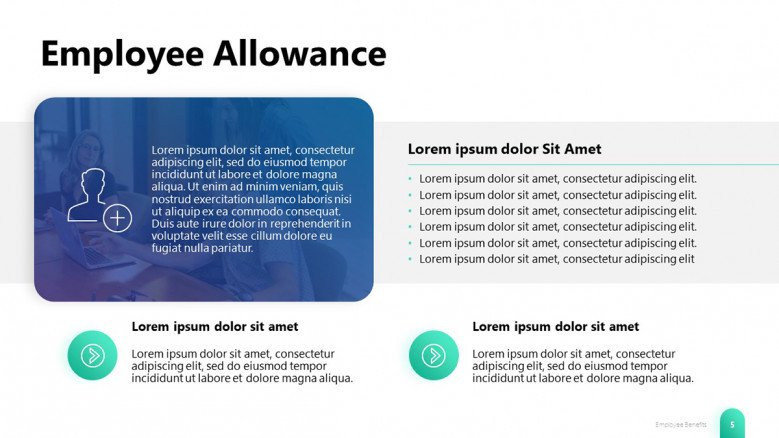 Employee Allowance PowerPoint Slide