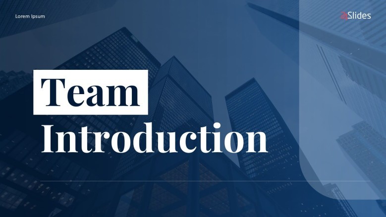 Team Introduction PowerPoint Slides