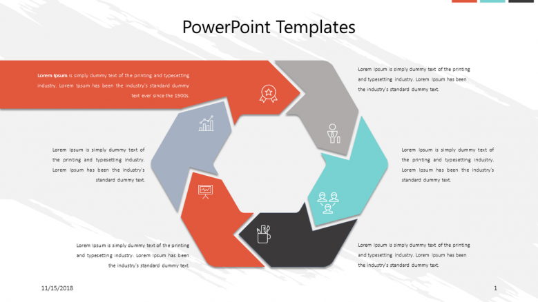 corporate presentation in cycle chart