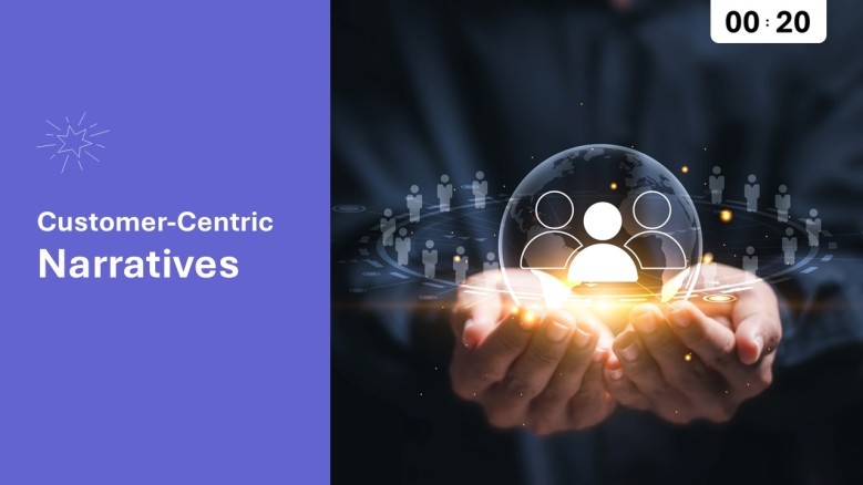 customer centric narrative slide