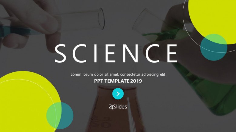 Dark-themed Science PowerPoint Template
