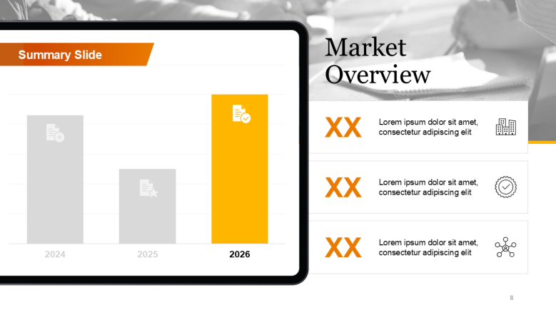 Market overview slide