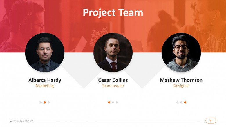 project management on technology infrastructure team profile with image