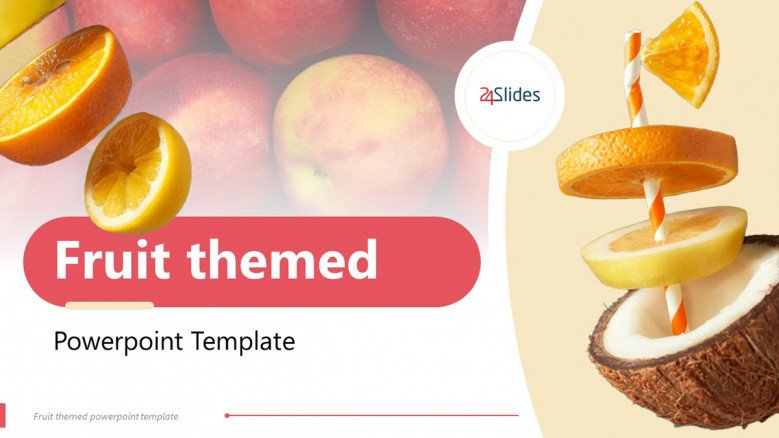 Fruit-themed PowerPoint Slide