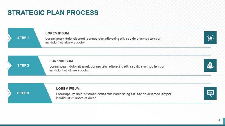 Strategic plan process slide