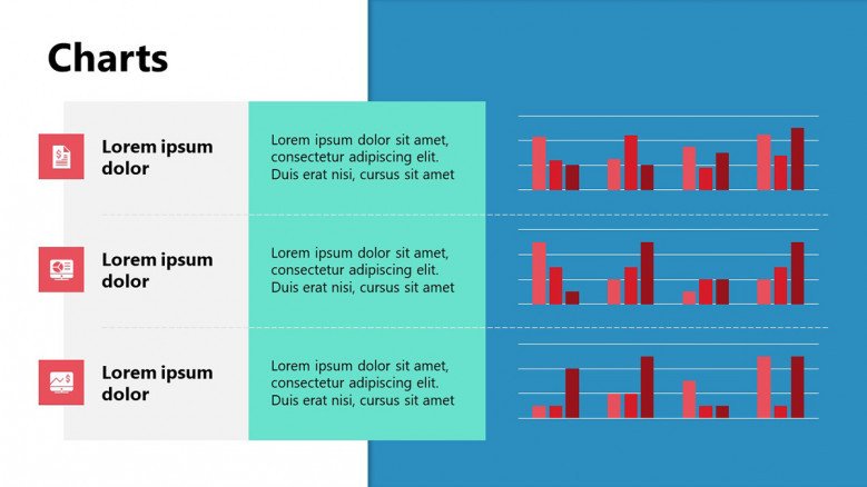 Creative PowerPoint Slide for charts