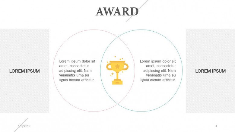 circle venn diagram for award presenting
