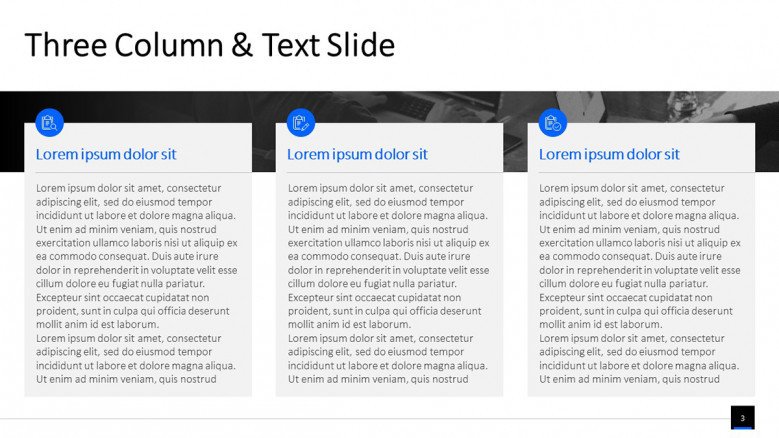 Text Slide in IBM Style
