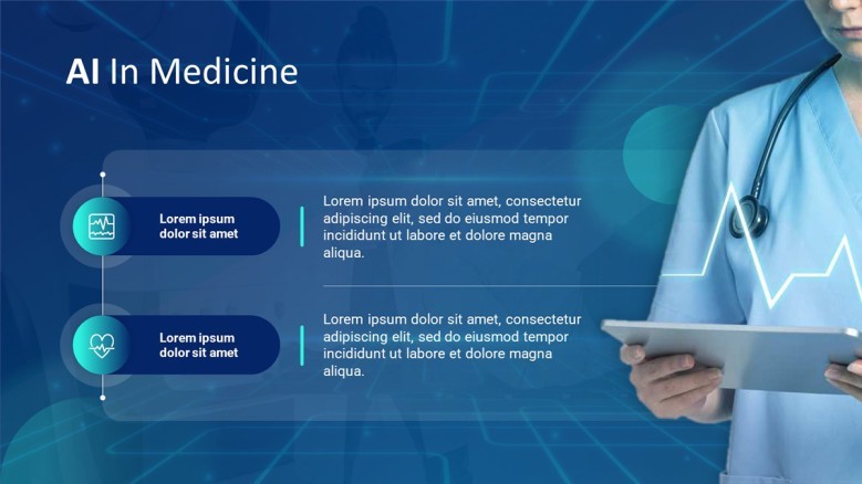 Artificial Intelligence in medicine PPT Slide