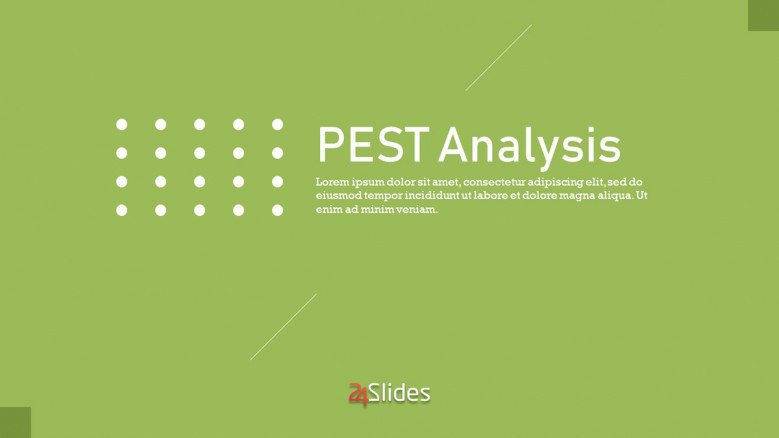 Title Corporate Slide PEST Analysis Presentation