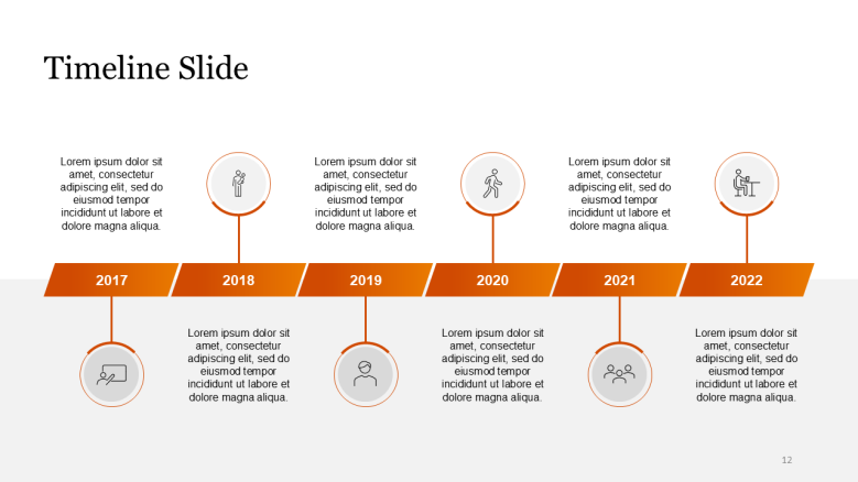 Corporate Timeline in PPT
