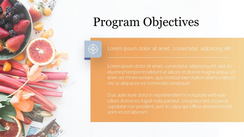 Creative Wellness Program Objectives Slide