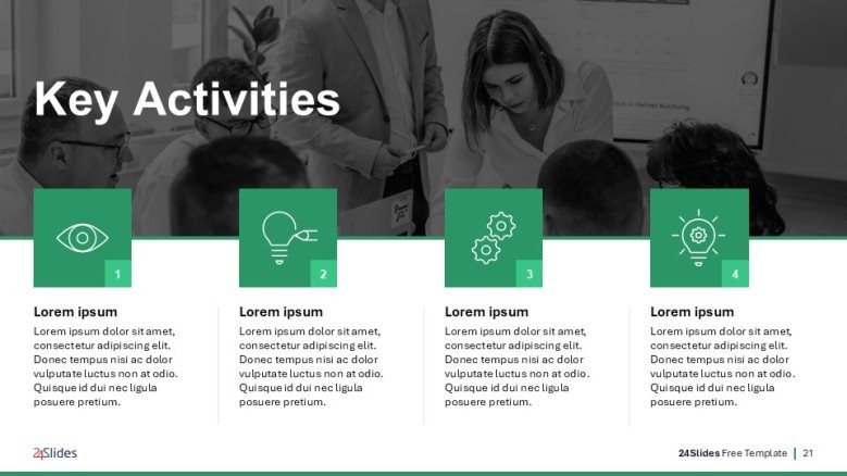 Key activities slide