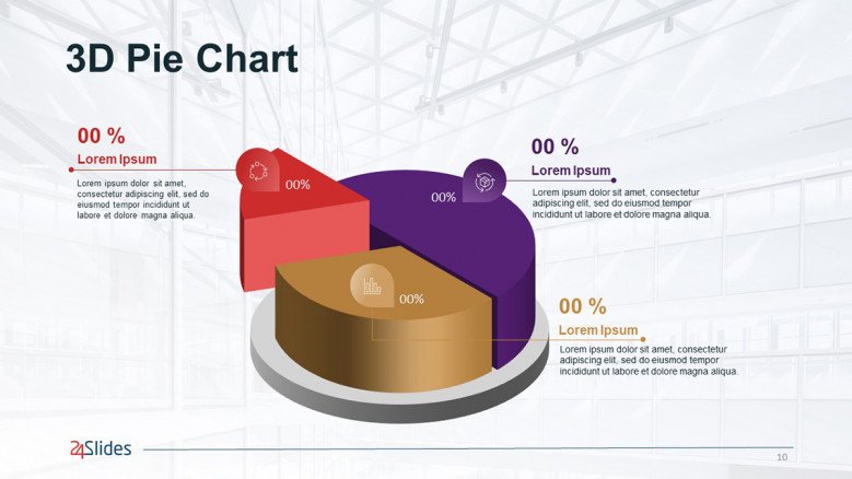 Editable D Pie Chart Powerpoint Template Sexiz Pix 3220