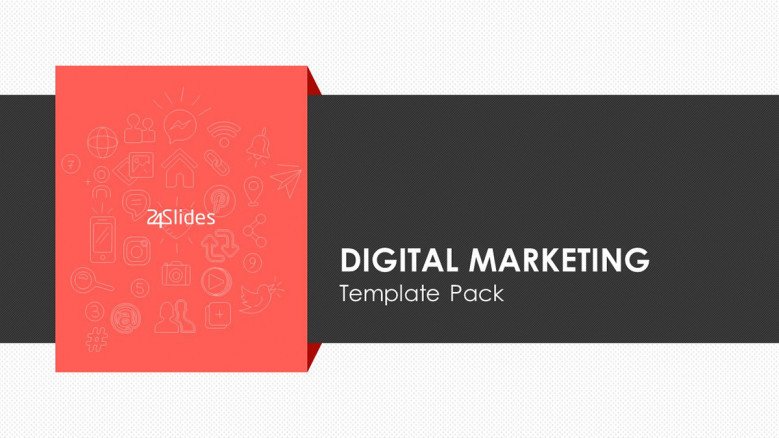 Welcome slide for digital marketing presentation