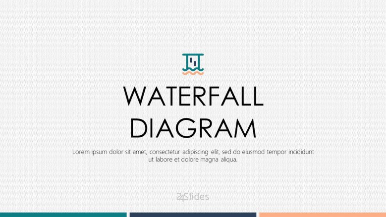 welcome slide for waterfall diagram presentation