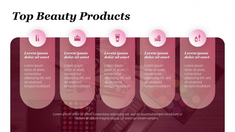 Top 5 Beauty Products Slide