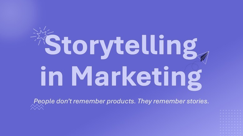 Storytelling in marketing PPT