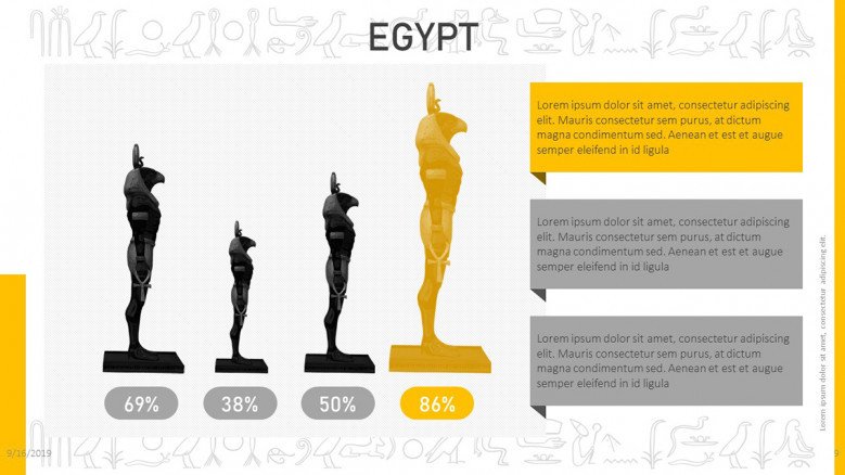 Egyptian statistical graphic