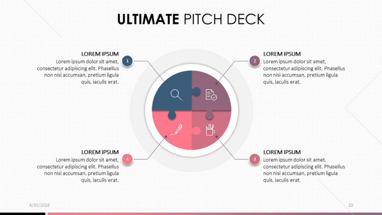 pitch deck key factor analysis in diagram