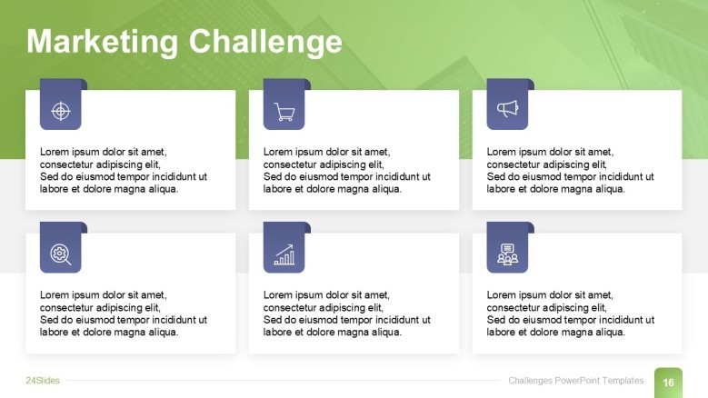 Marketing Challenge PowerPoint Slide