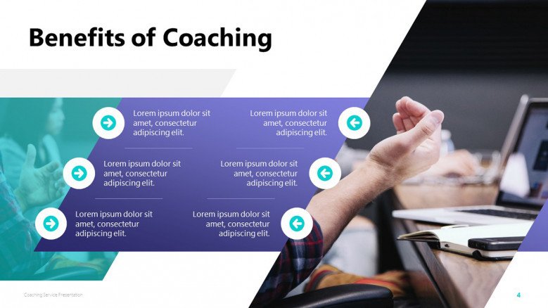 Benefits of Coaching PowerPoint Slide