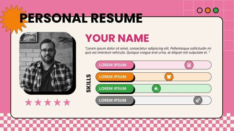 creative personal resume skill key factors