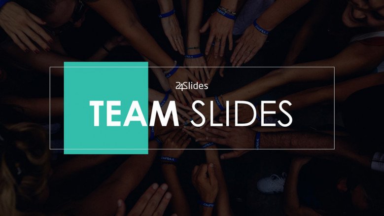 Welcome slide for team slide presentation