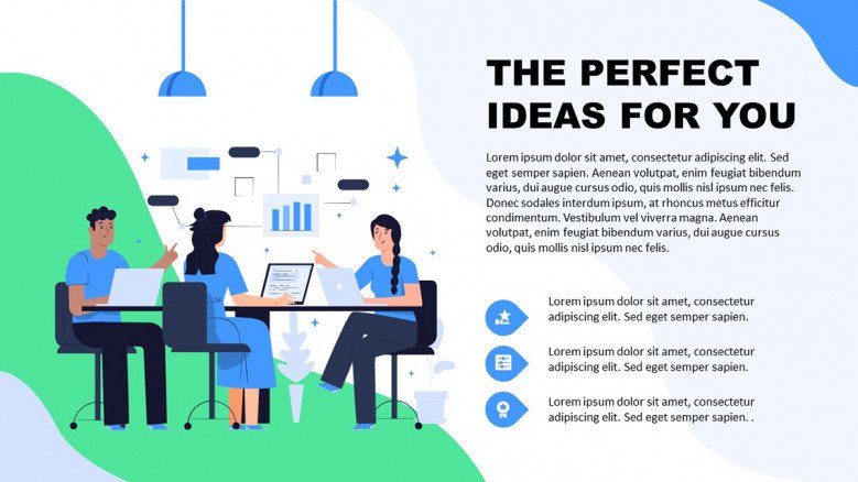 Brainstorming PowerPoint Presentation in playful style