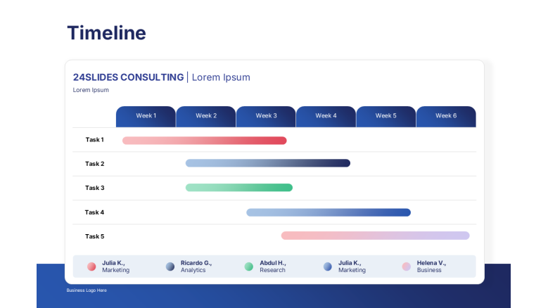 timeline slide