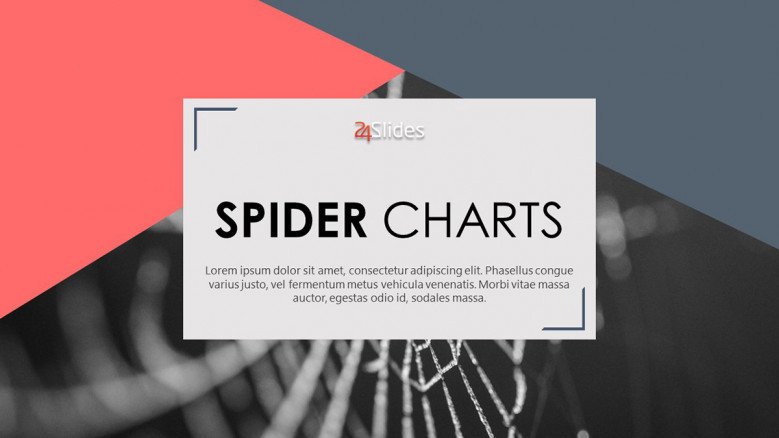 spider chart welcome slide in corporate style