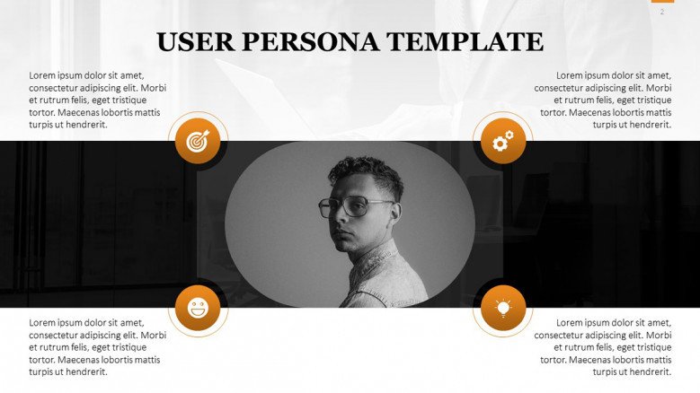 User Persona Profile Slide