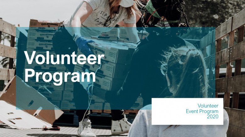 Volunteer Program PowerPoint Slide