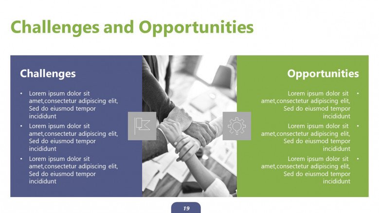 Challenges and Opportunities PowerPoint slide