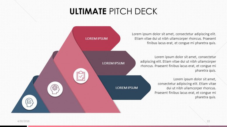 pitch deck in funnel chart