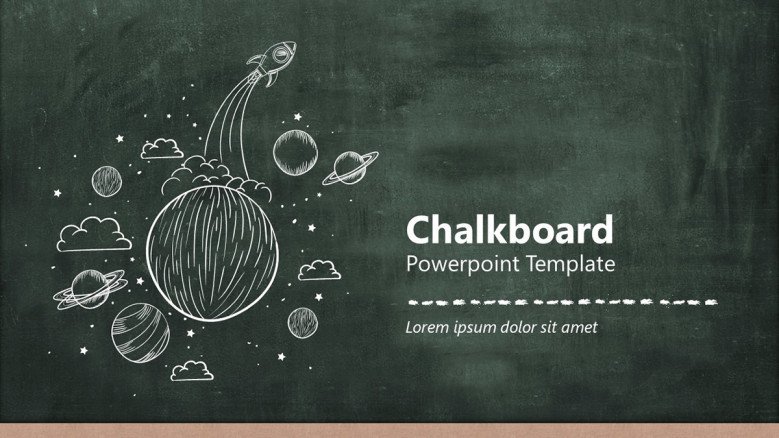 Chalkboard Title Slide
