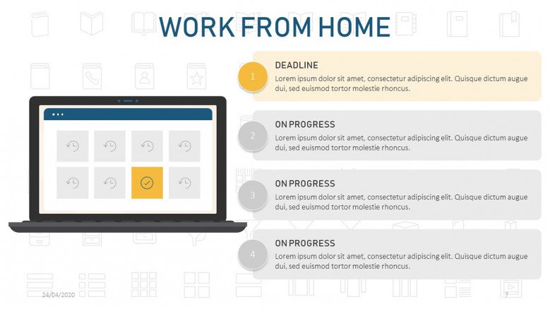 Work from home schedule