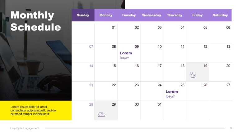 Zigzag roadmap in PowerPoint