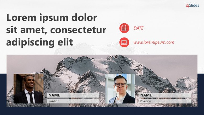 Webinar Banner Template in PowerPoint