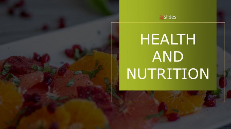 Health and nutrition PowerPoint Template