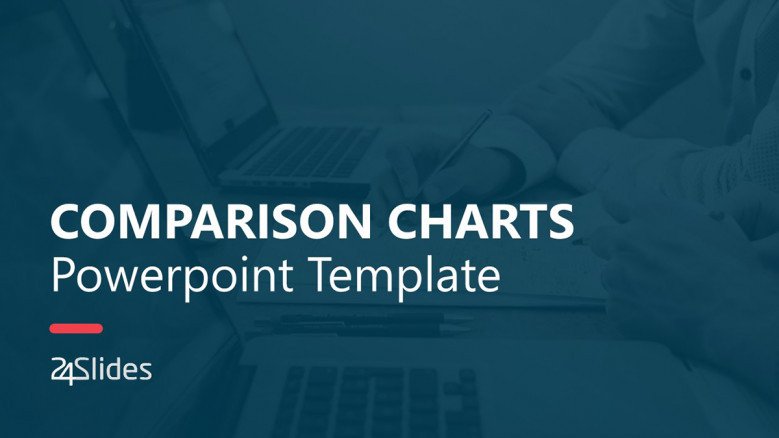 Comparison Chart ppt Template in creative style