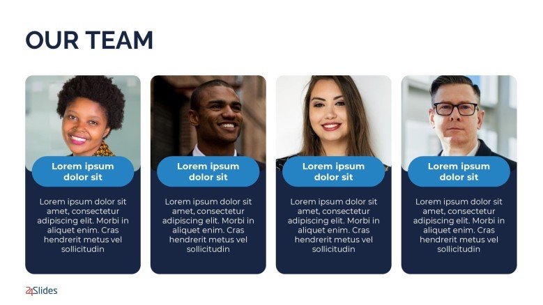 Corporate Team Slide to showcase a Company Pharma Staff