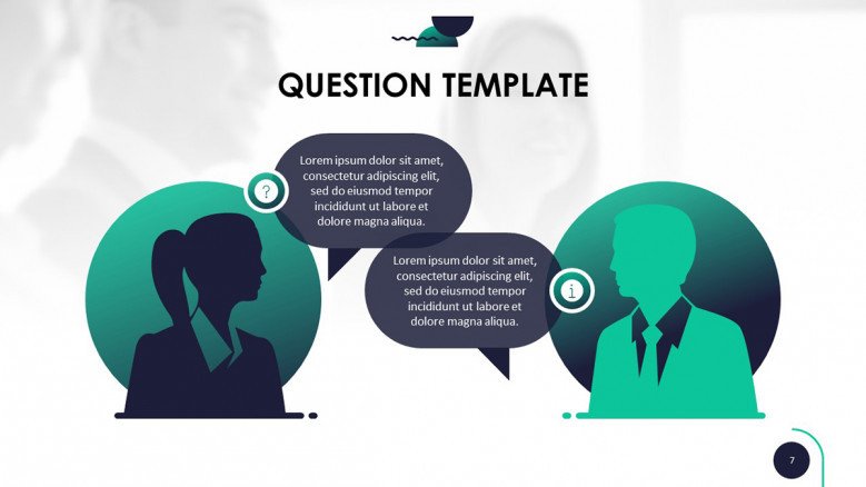 question powerpoint template