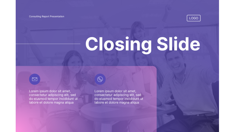 closing slide