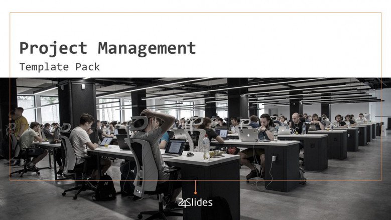 welcome slide for project management presentation