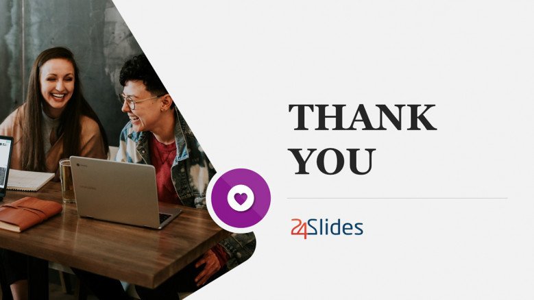 Creative Thank You Slide for Trends Report Presentation