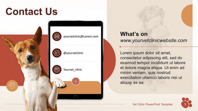 Contact Us PowerPoint Slide