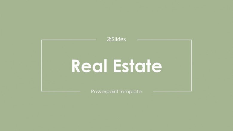 welcome slide for real estate presentation