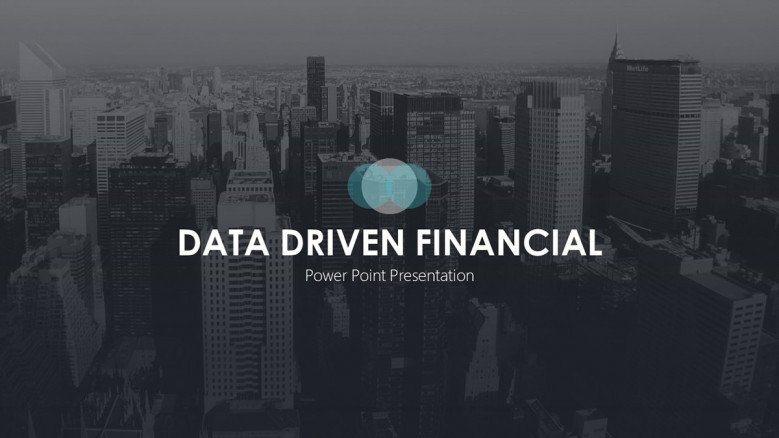data driven financial chart in corporate style